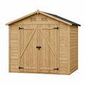 Abri de jardin en bois avec toit en feutre bitumé 185x152x213cm